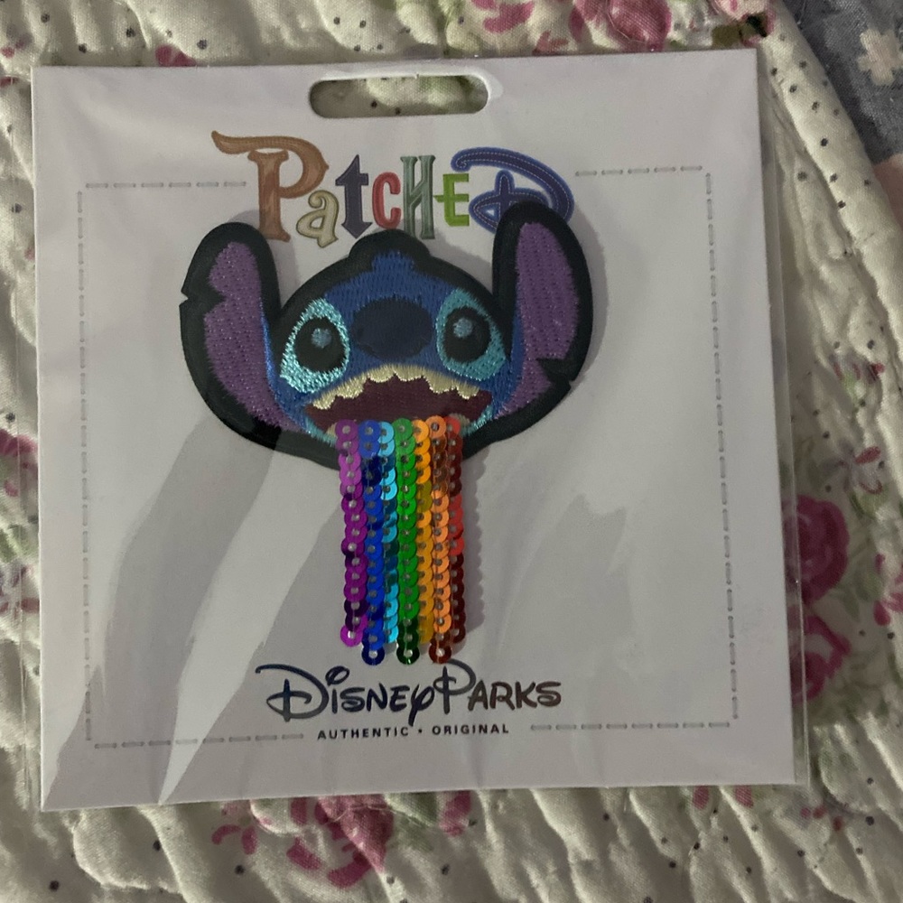 Walt Disney World new stitch tag rainbow from parks